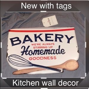 Bakery wall sign,tin sign, dining room decoration,new with tags, home design